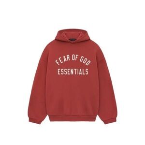 Fear of God Essentials Red Hoodie XL NWOT